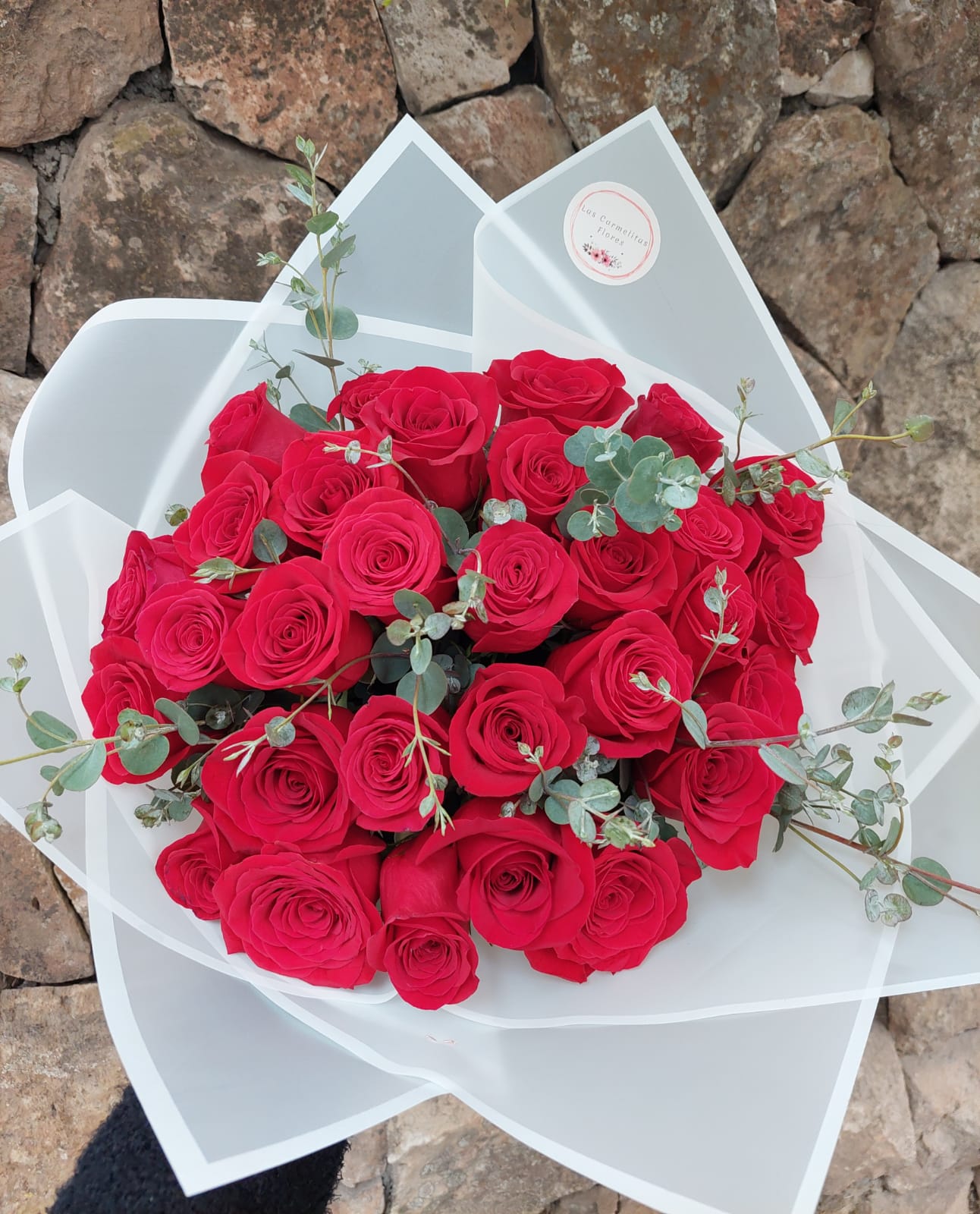 Ramo de 30 Rosas Rojas - Las Carmelitas Flores